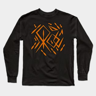 Magic runes  Mystical geometry sign  Alchemy mystical symbol Long Sleeve T-Shirt